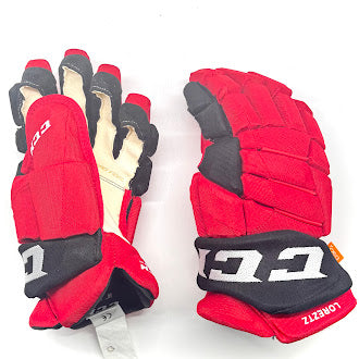 CCM HGPJS - Used NHL Pro Stock Glove - Steven Lorentz (Red/Black)